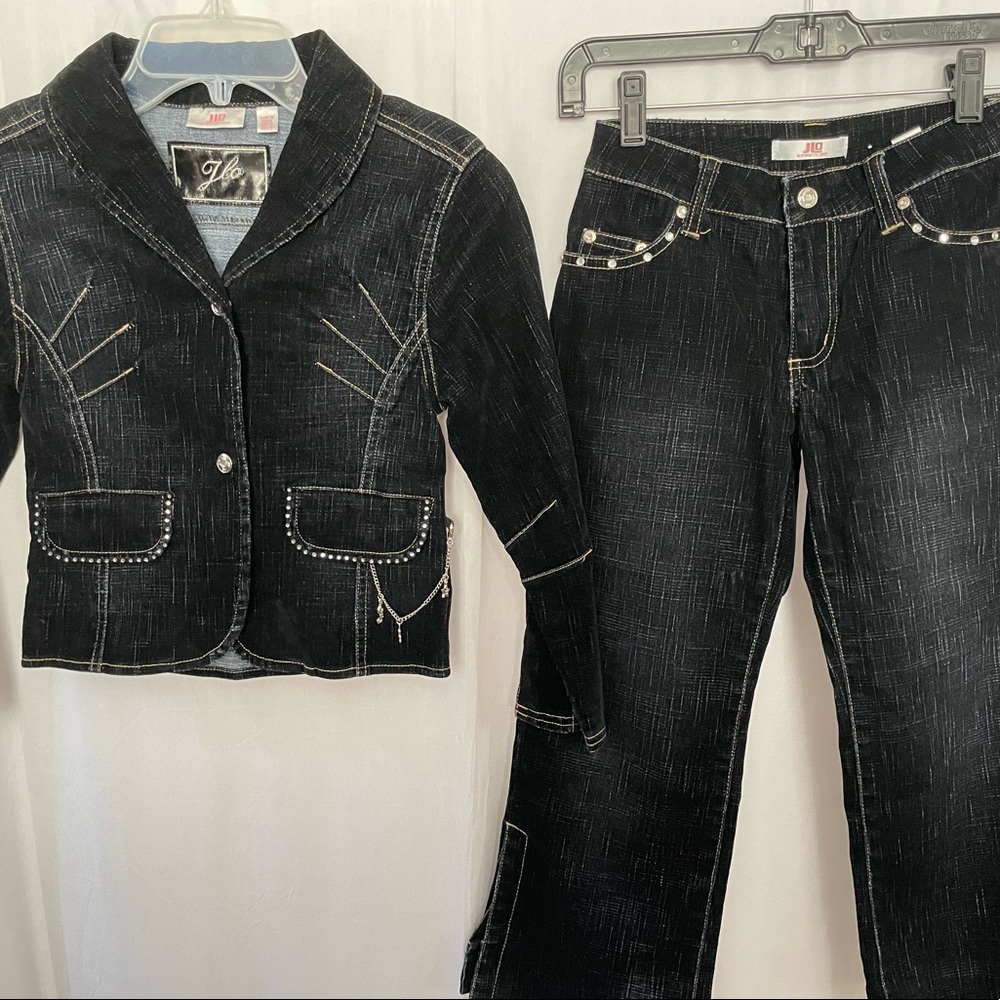JLo by Jennifer Lopez Vintage kids jacket and jeans.